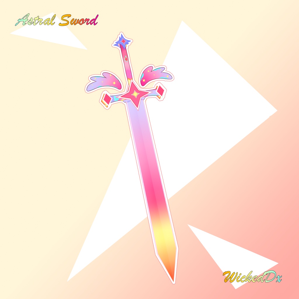 夜樱星奈~Astral_Sword【オリジナル3Dモデル】