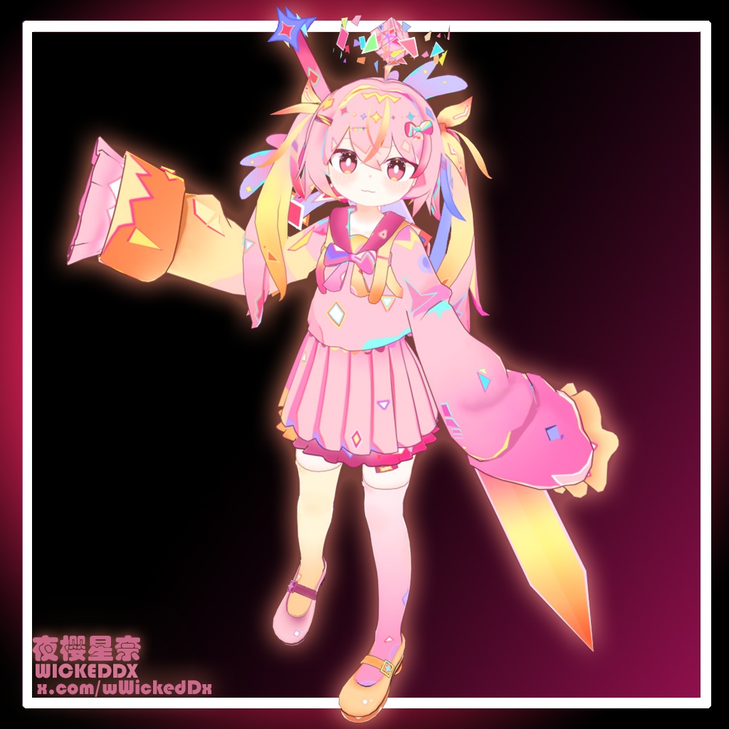 夜樱星奈-Yozakura_Seina【オリジナル3Dモデル】
