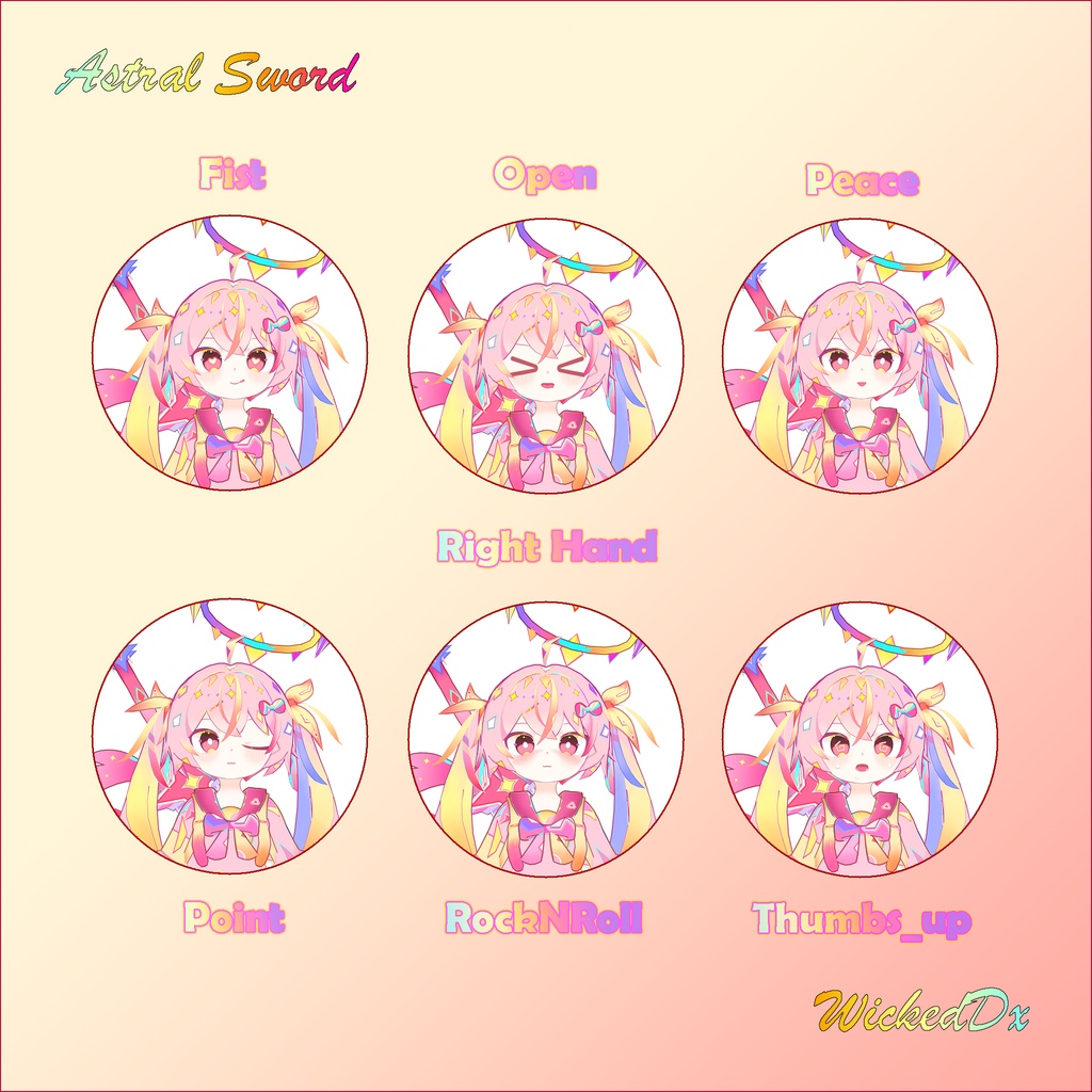 夜樱星奈~Astral_Sword【オリジナル3Dモデル】