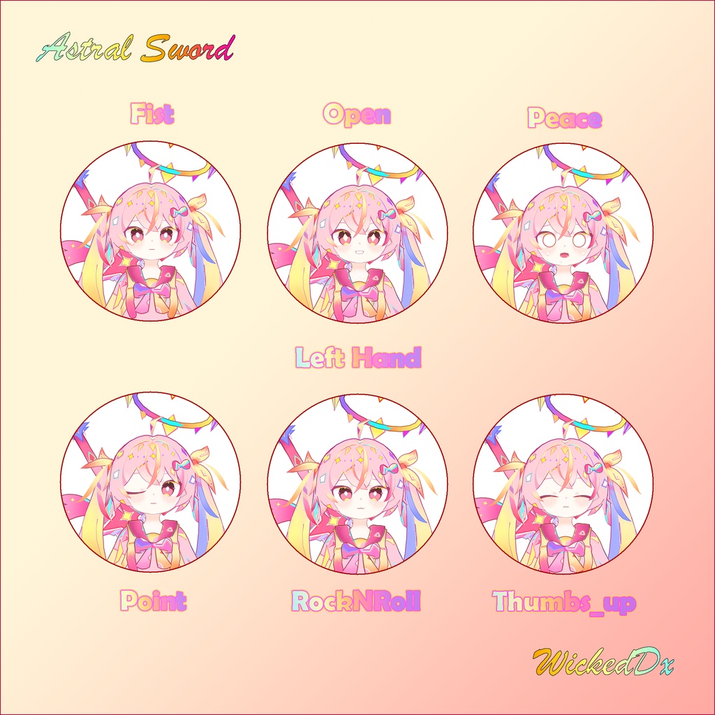 夜樱星奈~Astral_Sword【オリジナル3Dモデル】
