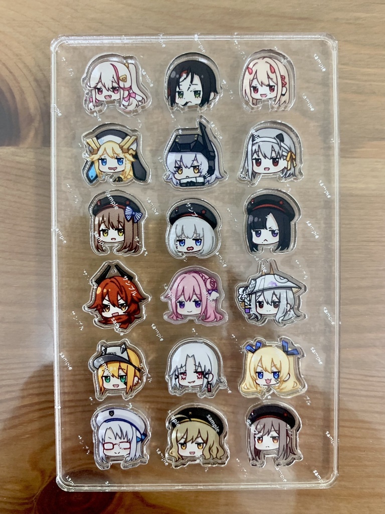 シャカシャカアクリル(vol.1/2/3/4)+専用グッズ