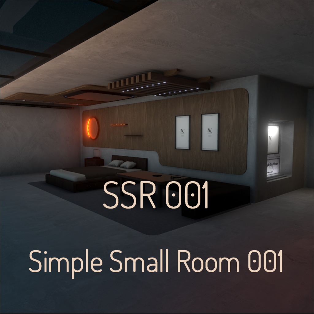 [VRChat World] SSR 001, SimpleSmallRoom 001