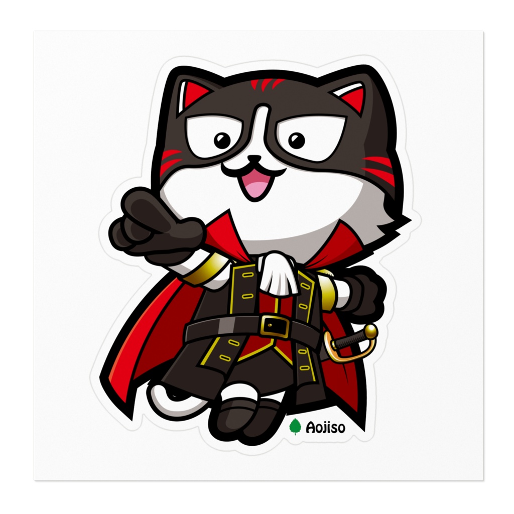 モナニャン・ステッカー(指さし)