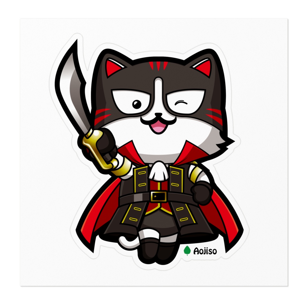 モナニャン・ステッカー(正面)