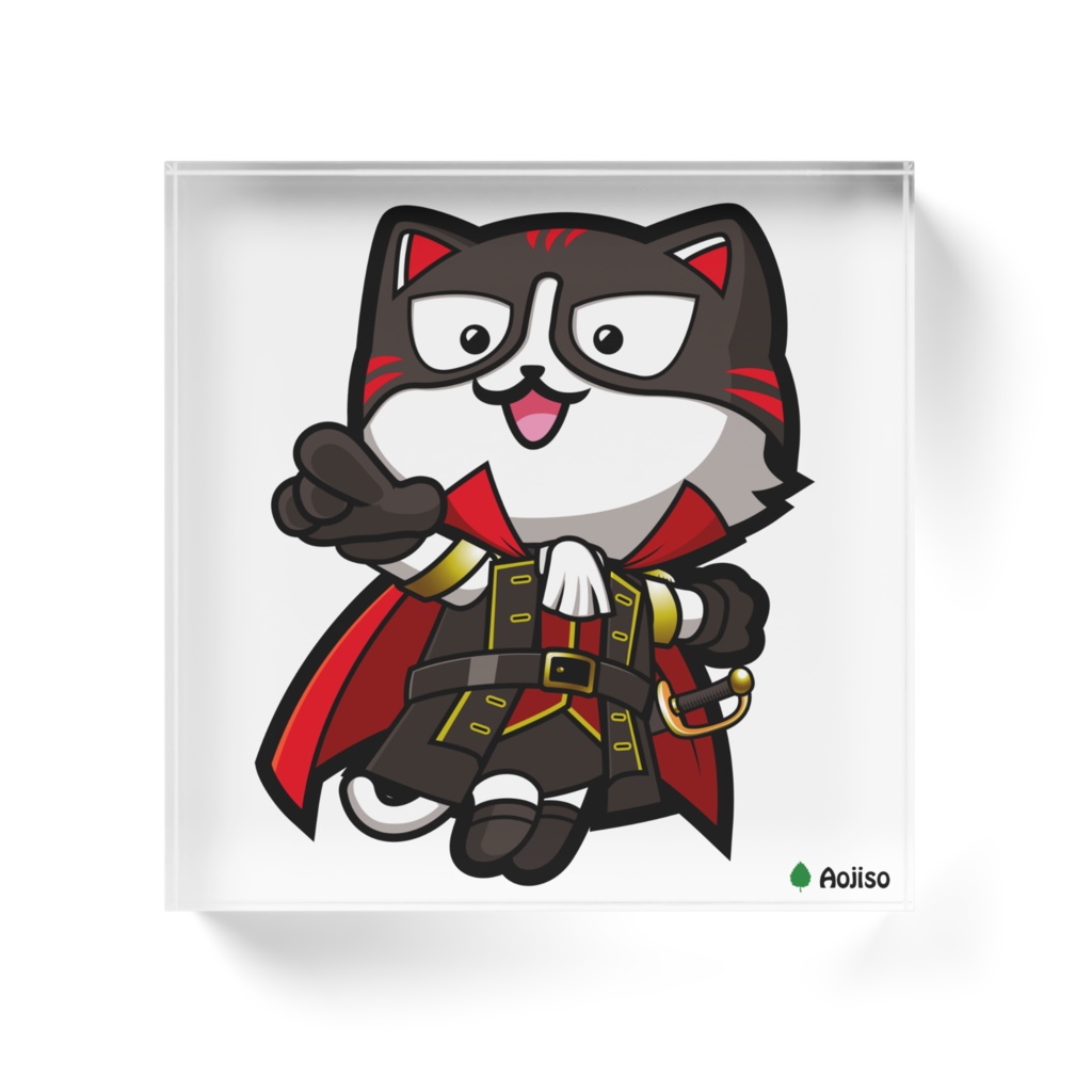 モナニャン・アクリルブロック(指さし)