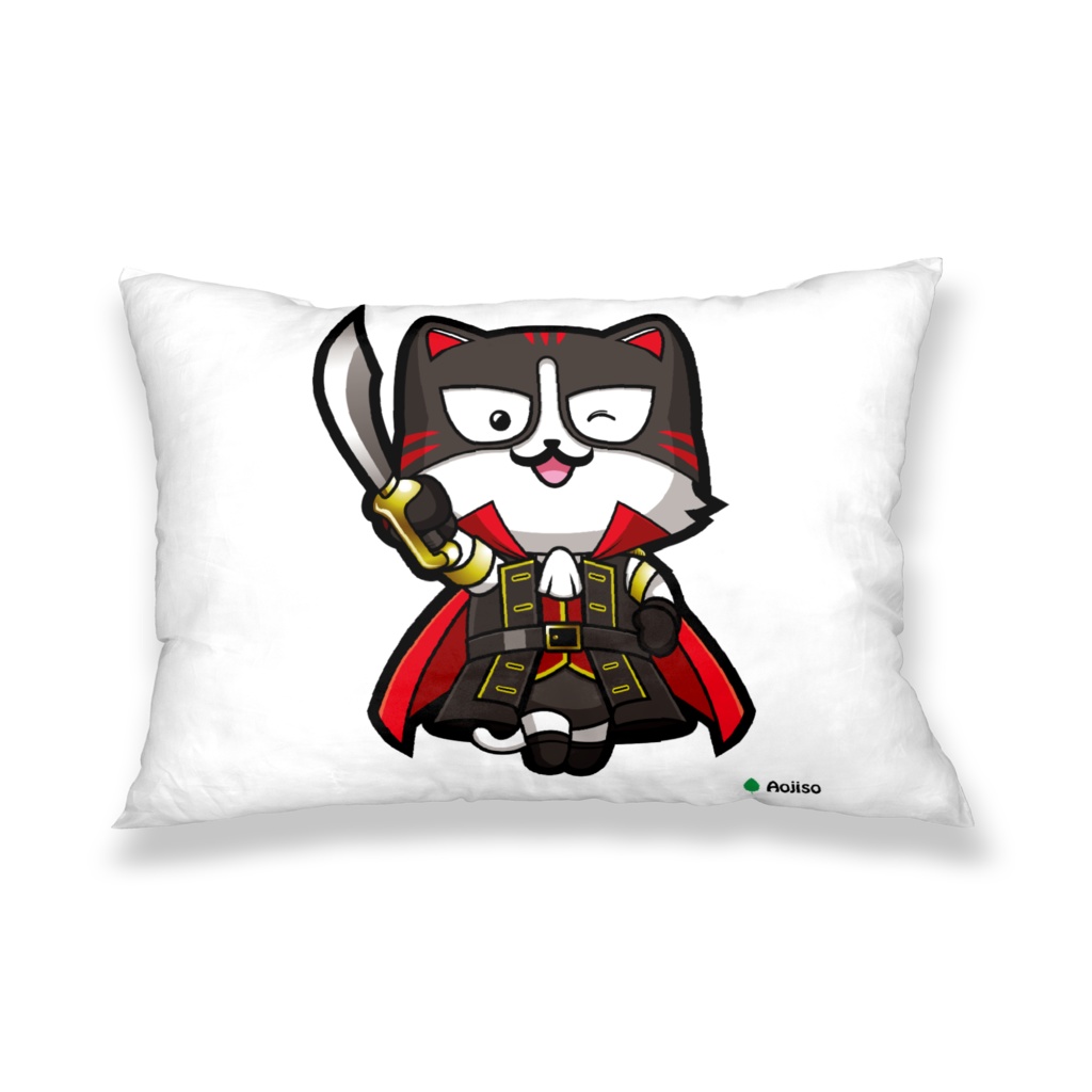 モナニャン・両面枕カバー(指さし・正面)