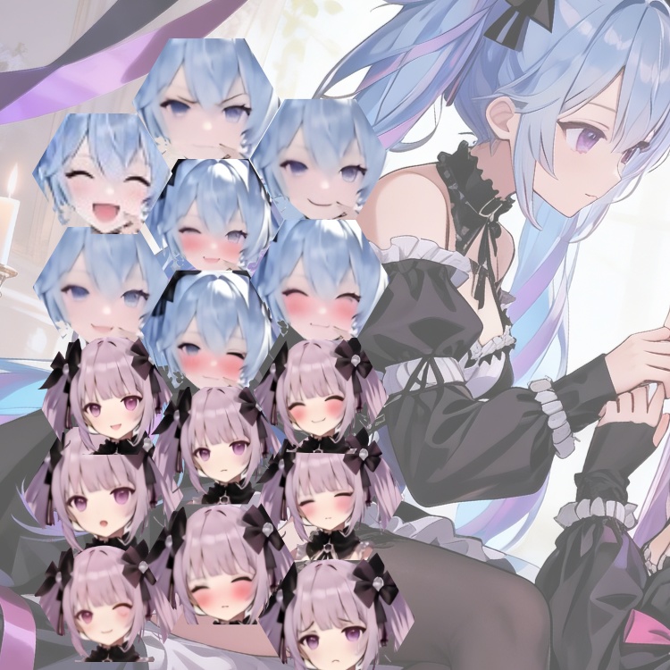 立ち絵素材56_女の子_否定されたことのない関係を記す_関係担い手_表情差分追加版あり