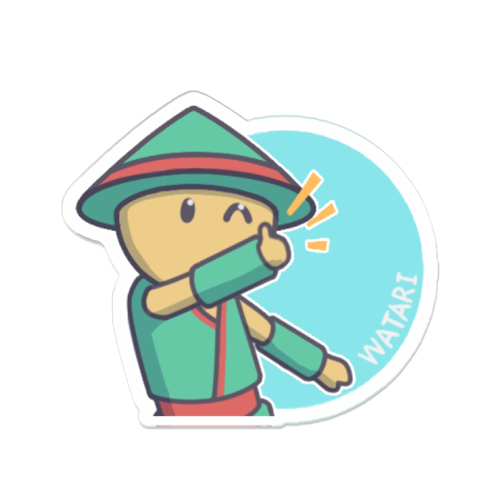 アクリルバッジ ワタリさん