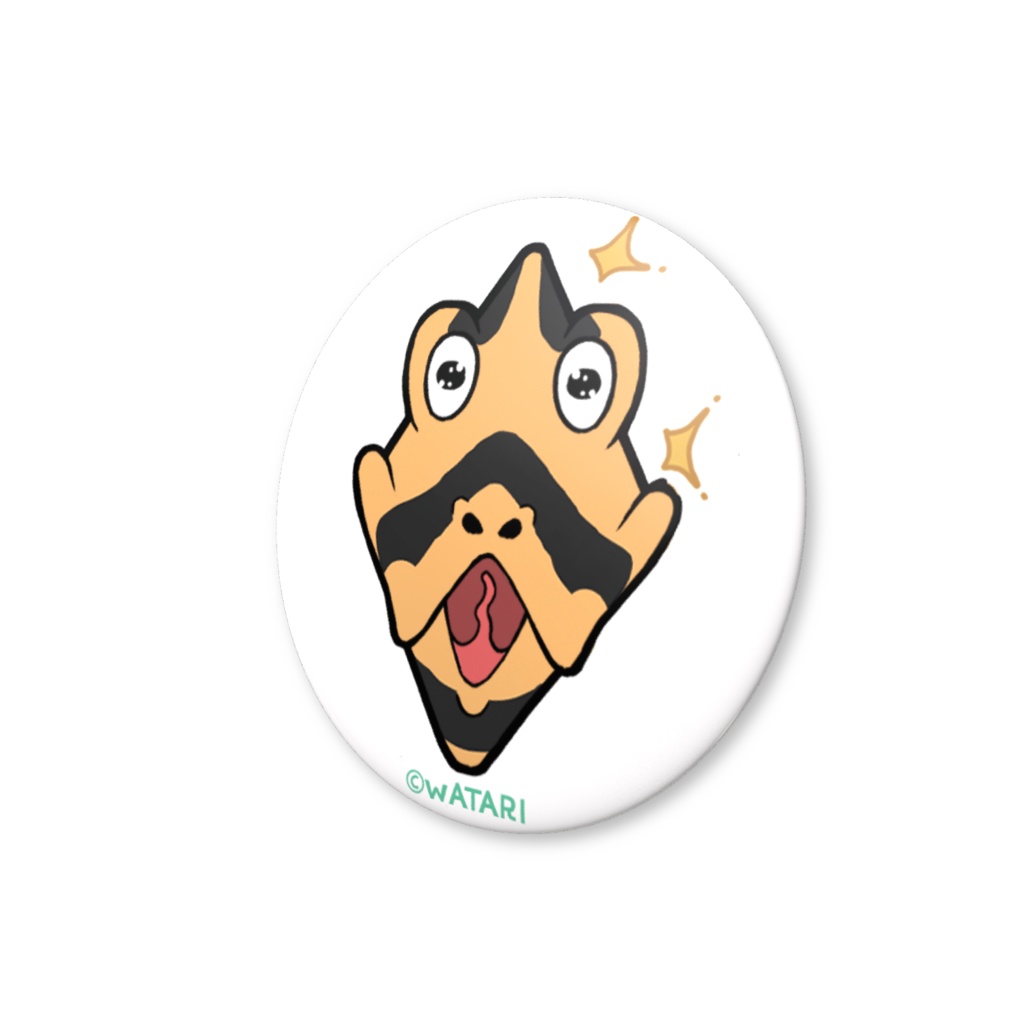 缶バッジ ラマシーヤドクガエル『ドクといきるカエルたち。』