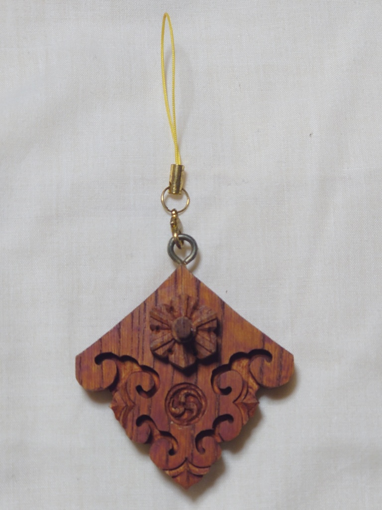 ミニ姫路城大千鳥懸魚ストラップ