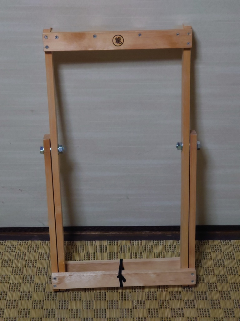 木製簡易折りたたみ式長物用ガンラック