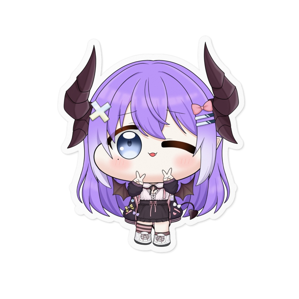 【色魔夢玖】もちもちステッカー