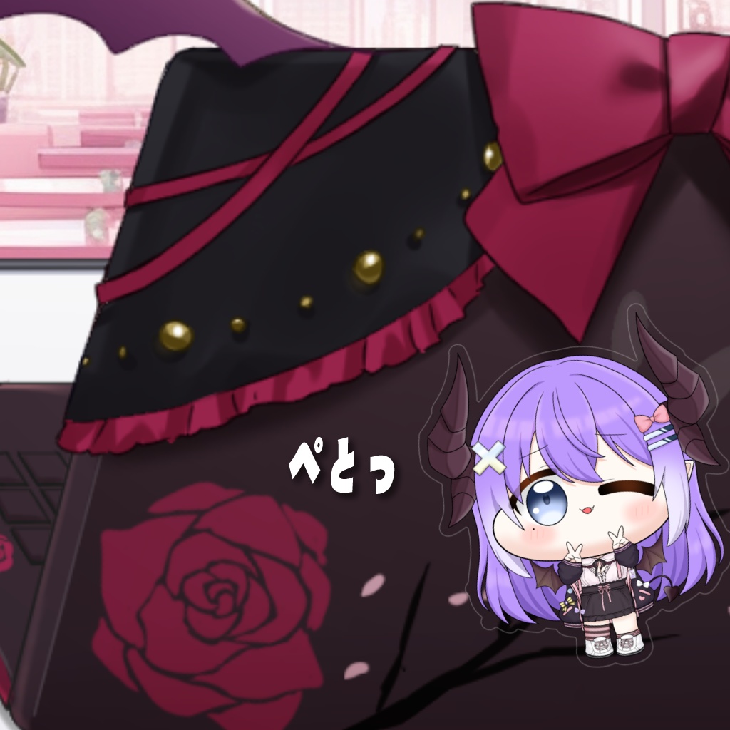 【色魔夢玖】もちもちステッカー