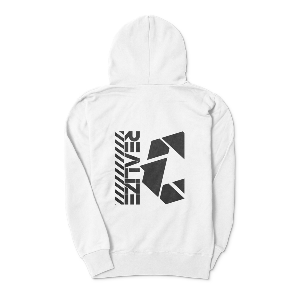 あらいむおりじなるプルオーバーパーカー白