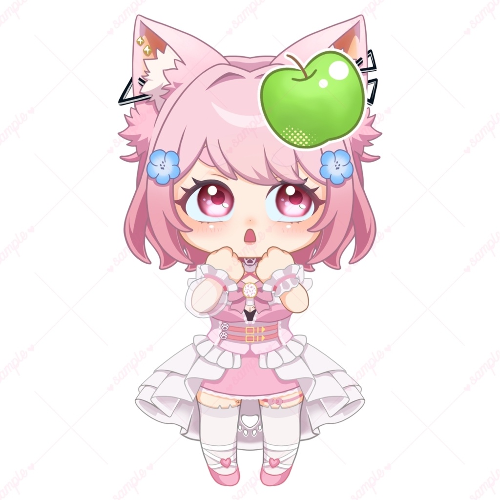 りんちんフリーアイコン 4種