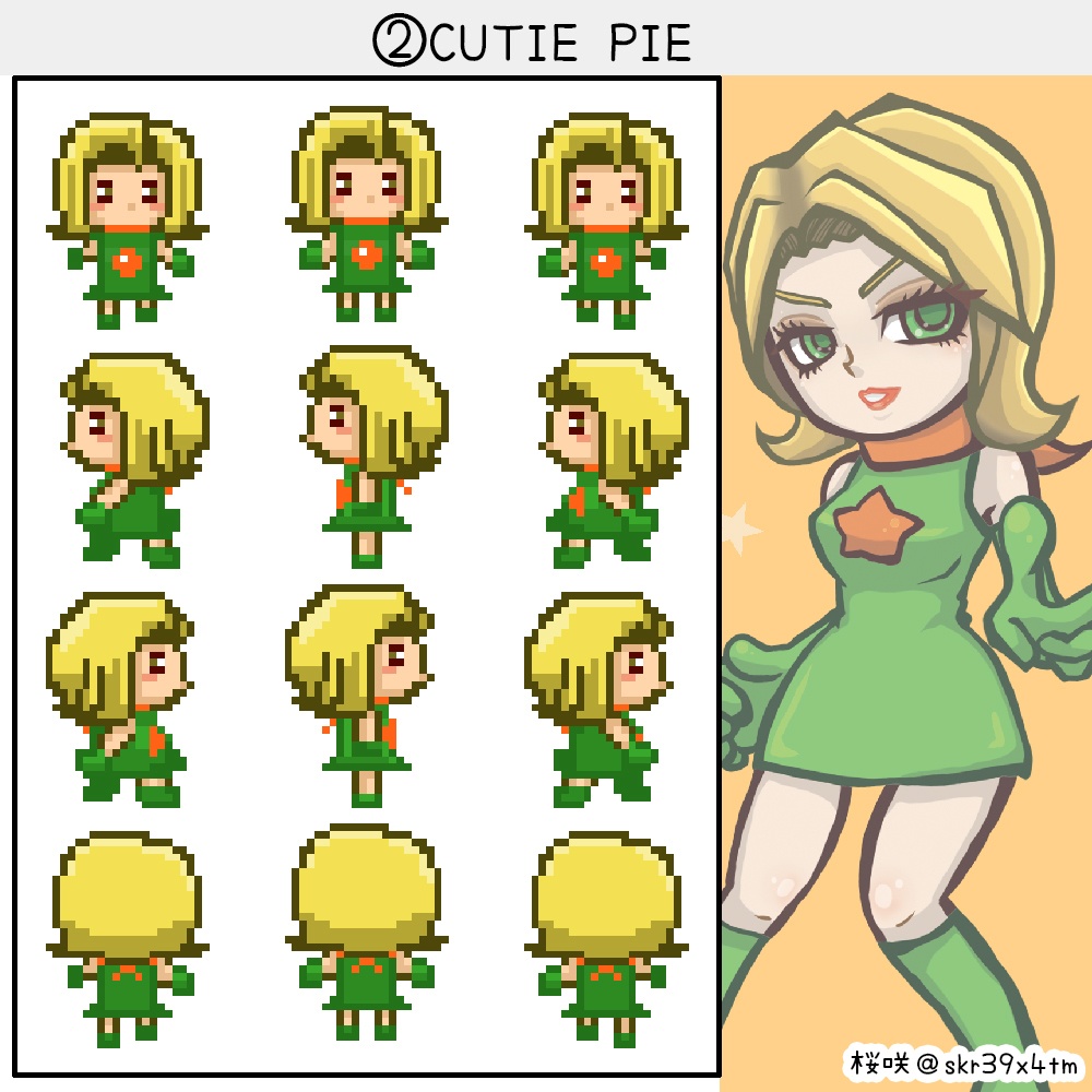 【アバター配布】いにしえのギタドラキャラ(PictSQUARE用)