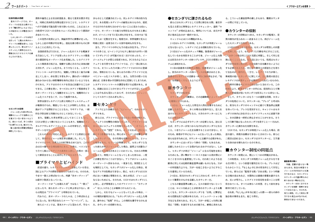 ダブルクロスThe 3rd Edition オリジナルステージ&キャンペーンシナリオ集「バーンダウン・アウターエデン」【特装版】