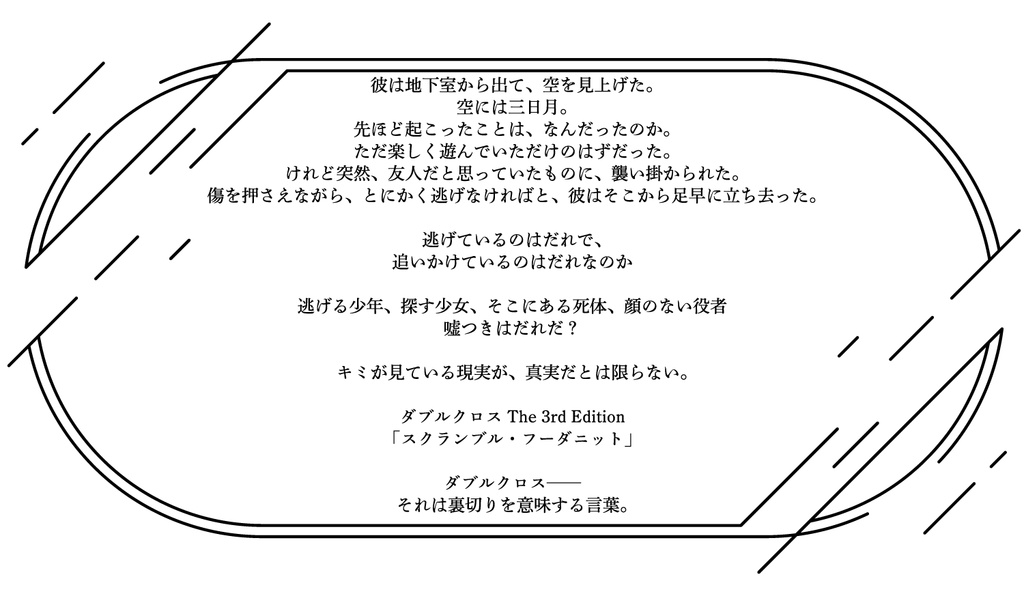 【DL版】ダブルクロスThe3rdEdition刑事ワークスシナリオ集「キミに真実は言えない」 SPLL:E113206