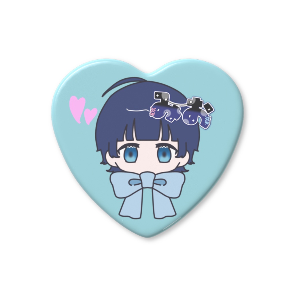 神咲 美澪のハート缶バッジ