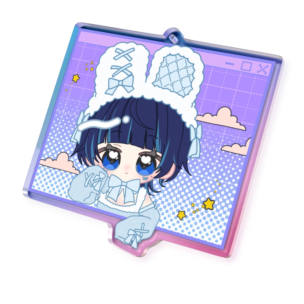 レトロポップみおちSDアクキー