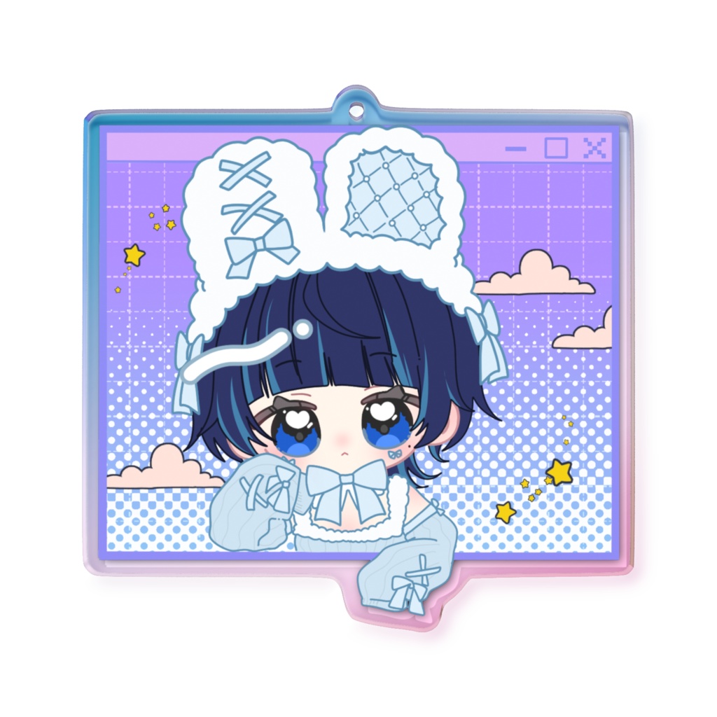 レトロポップみおちSDアクキー