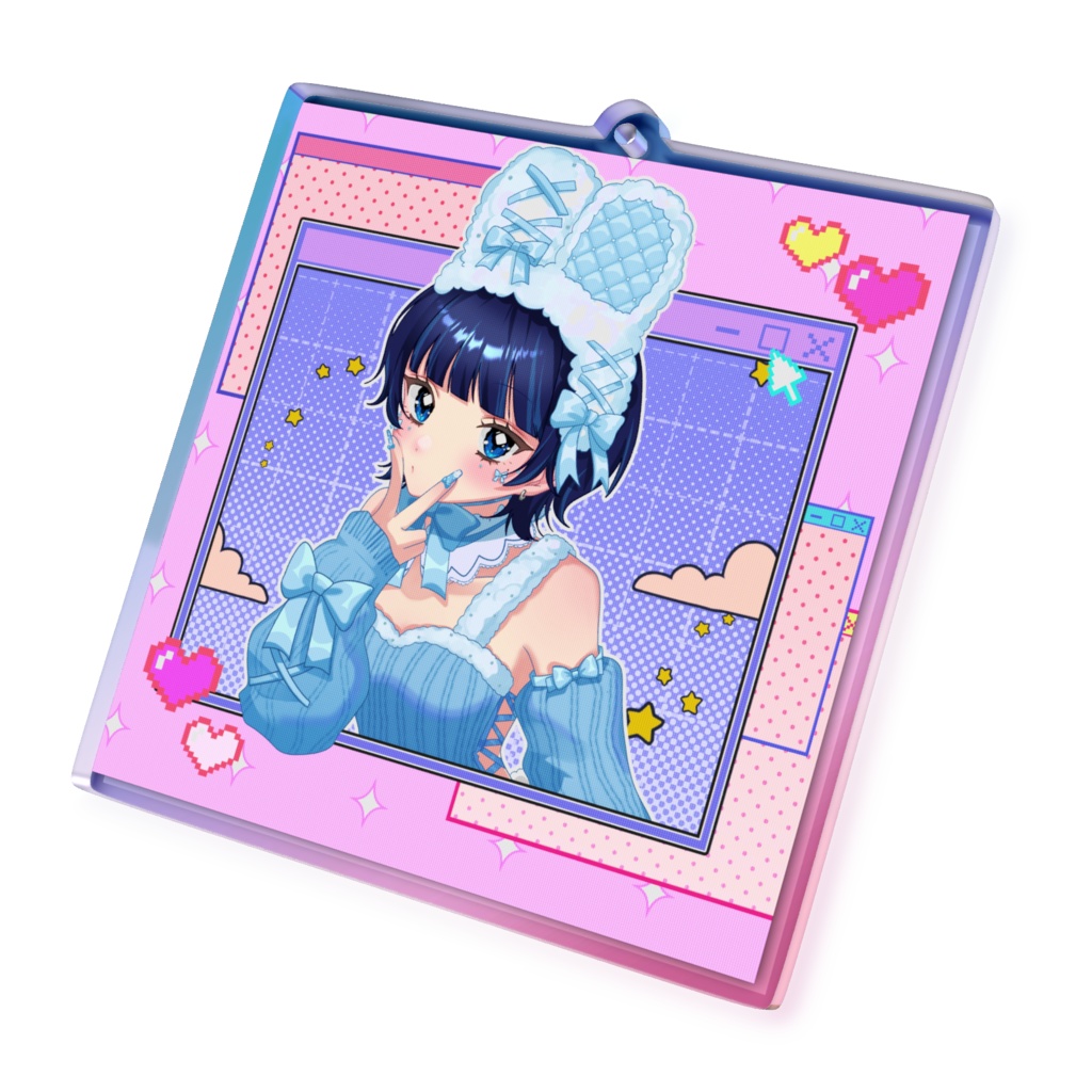 レトロポップみおちアクキー