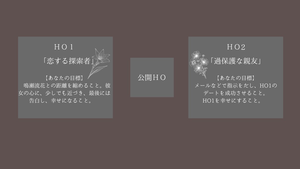 流花さんは寝坊助【クトゥルフ神話TRPG/6版】