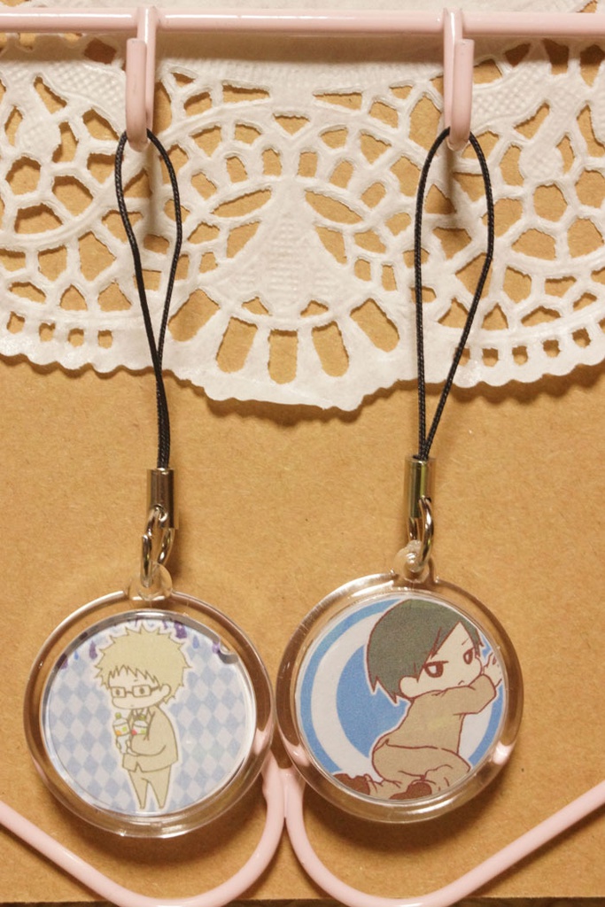 【黒子のバスケ】丸型カスタマイズキーホルダー