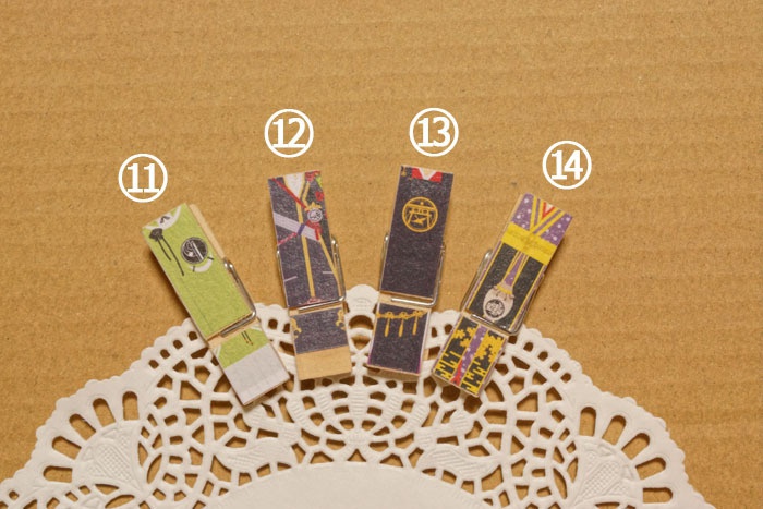 【刀剣乱舞】ウッドクリップ