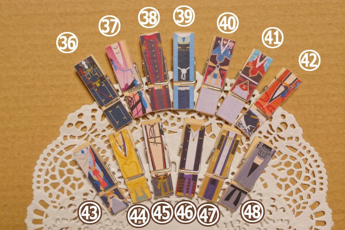 【刀剣乱舞】ウッドクリップ