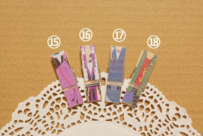 【刀剣乱舞】ウッドクリップ