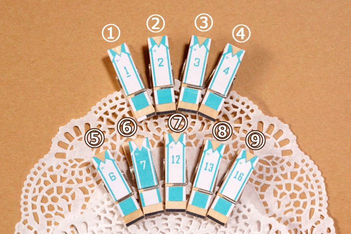 【ハイキュー!!】ウッドクリップ青葉城西