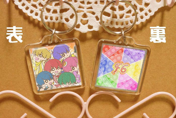 【おそ松さん】むぎゅっと四角キーホルダー