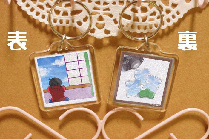 【おそ松さん】お空松四角キーホルダー