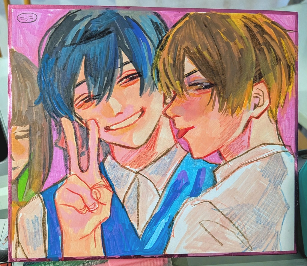 「ふたりはしんゆう」原画
