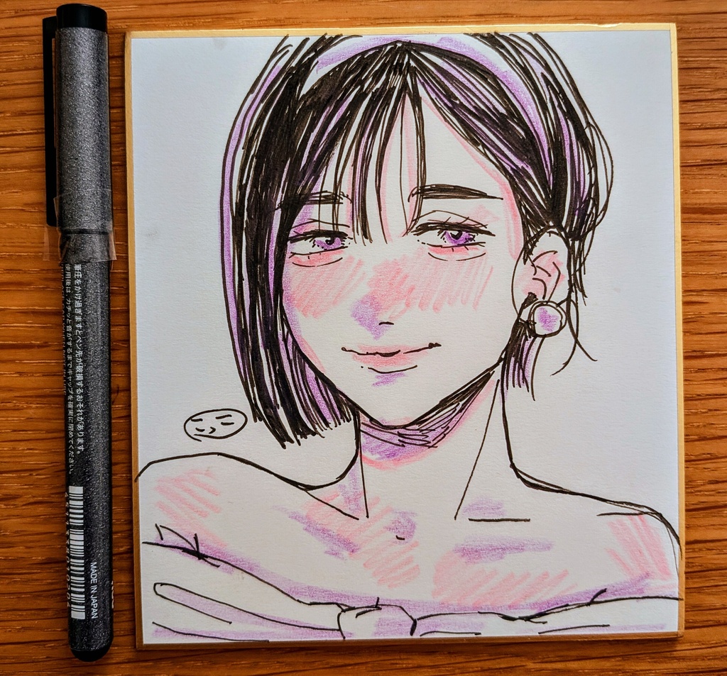 ミニ色紙原画②