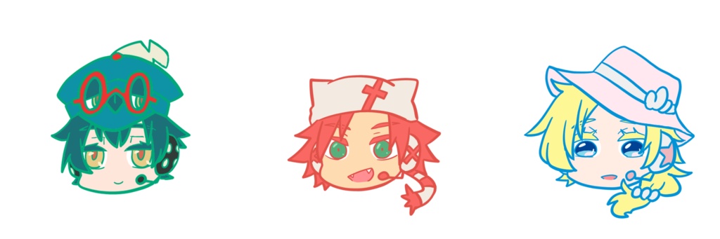 (pkg)サンコイチアクリルキーホルダー：Jewelの3人