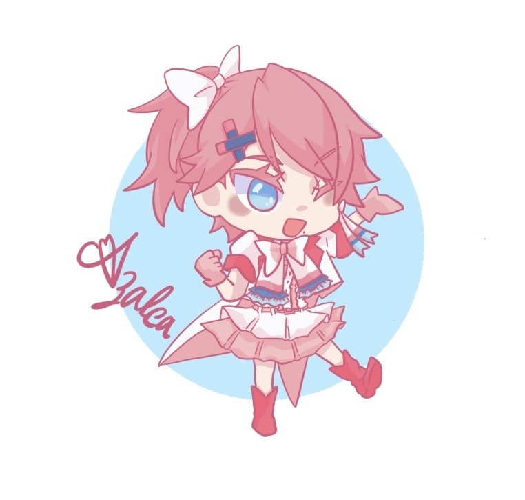 (pkg)ラバーキーホルダー：アザレア