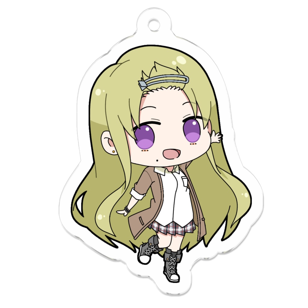 [ミニキャラ]小鳥遊　亜人水　アクリルキーホルダー