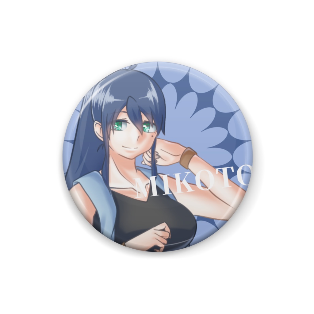 ［オリキャラ］夜桜　水琴　缶バッジ　丸