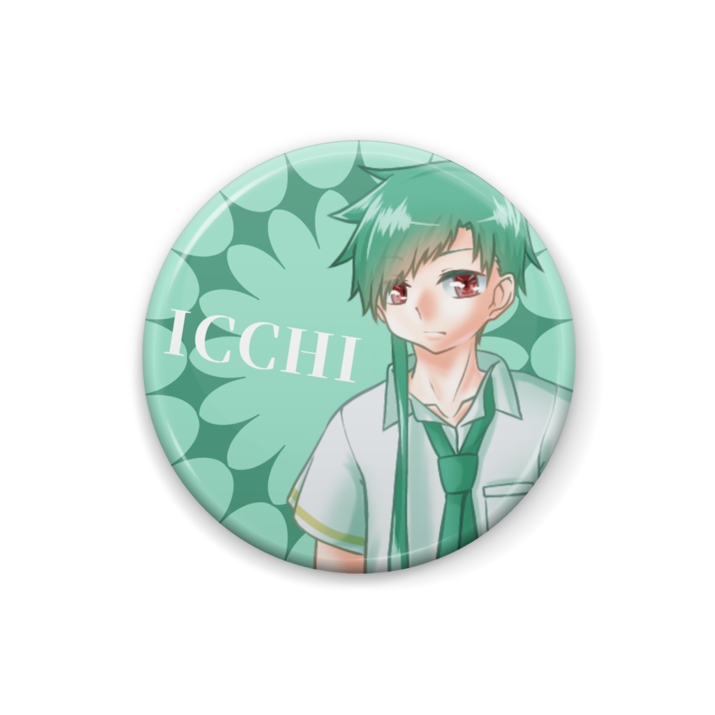 ［オリキャラ］　土御門　壱地　缶バッジ　丸