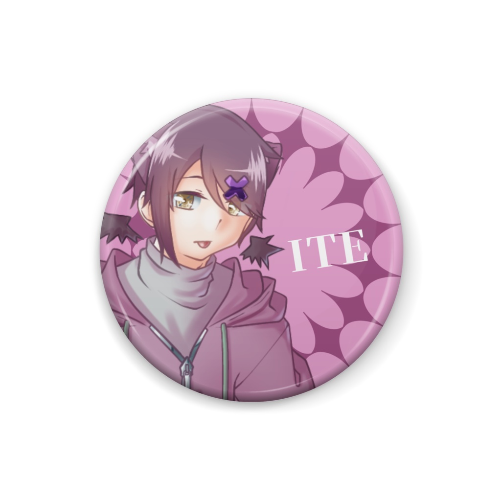 ［オリキャラ］宇迦輝　射手　缶バッジ　丸