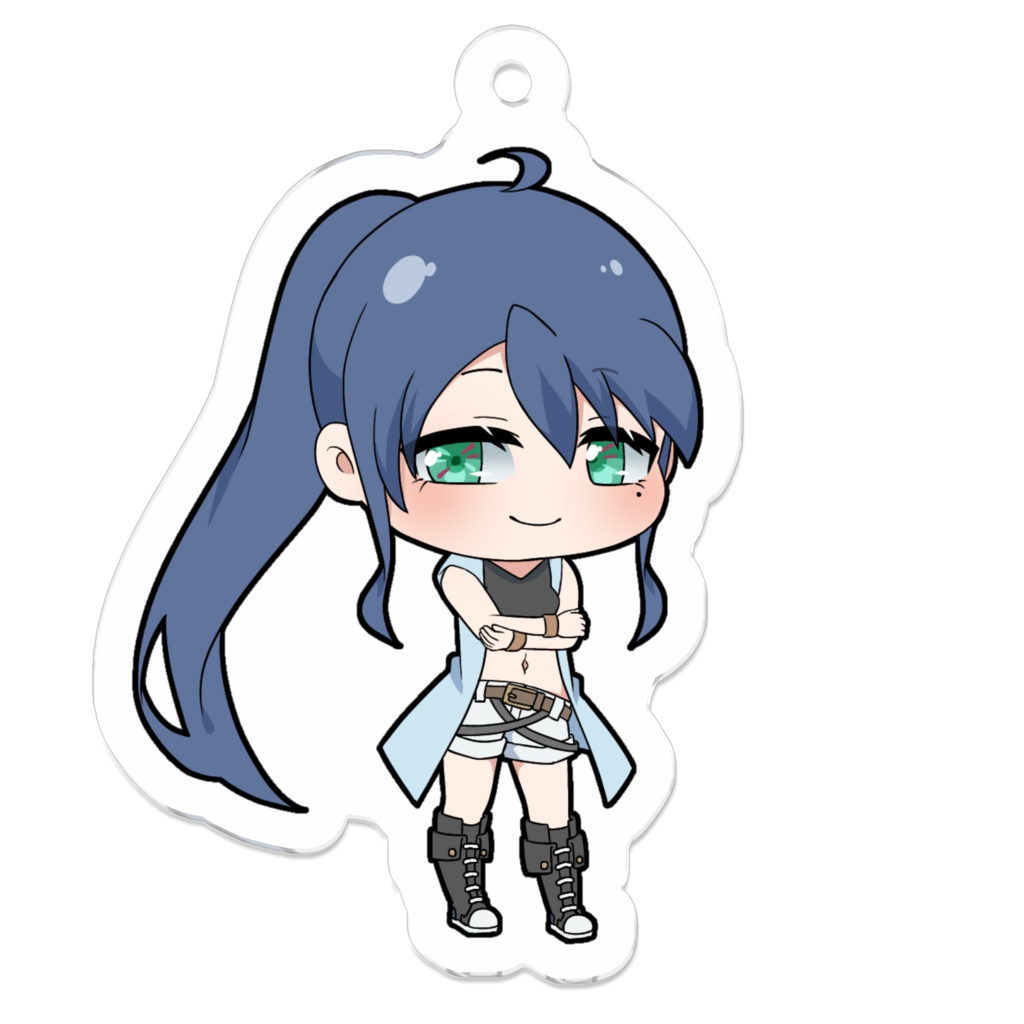 【ミニキャラ】夜桜 水琴 アクリルキーホルダー