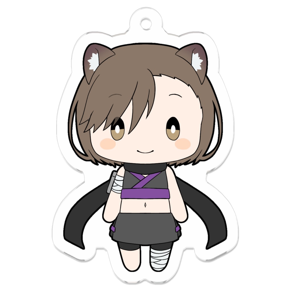 【ぬい風】りーちゃん アクリルキーホルダー