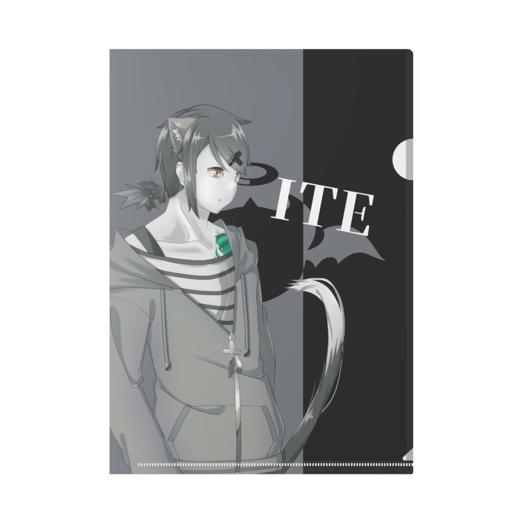 【オリキャラ】宇迦輝 射手 クリアファイル