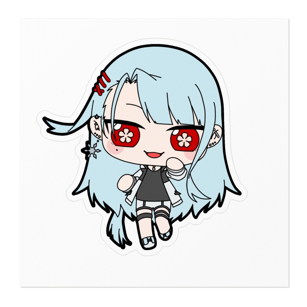 【ステッカー】一 氷華【ミニキャラ】