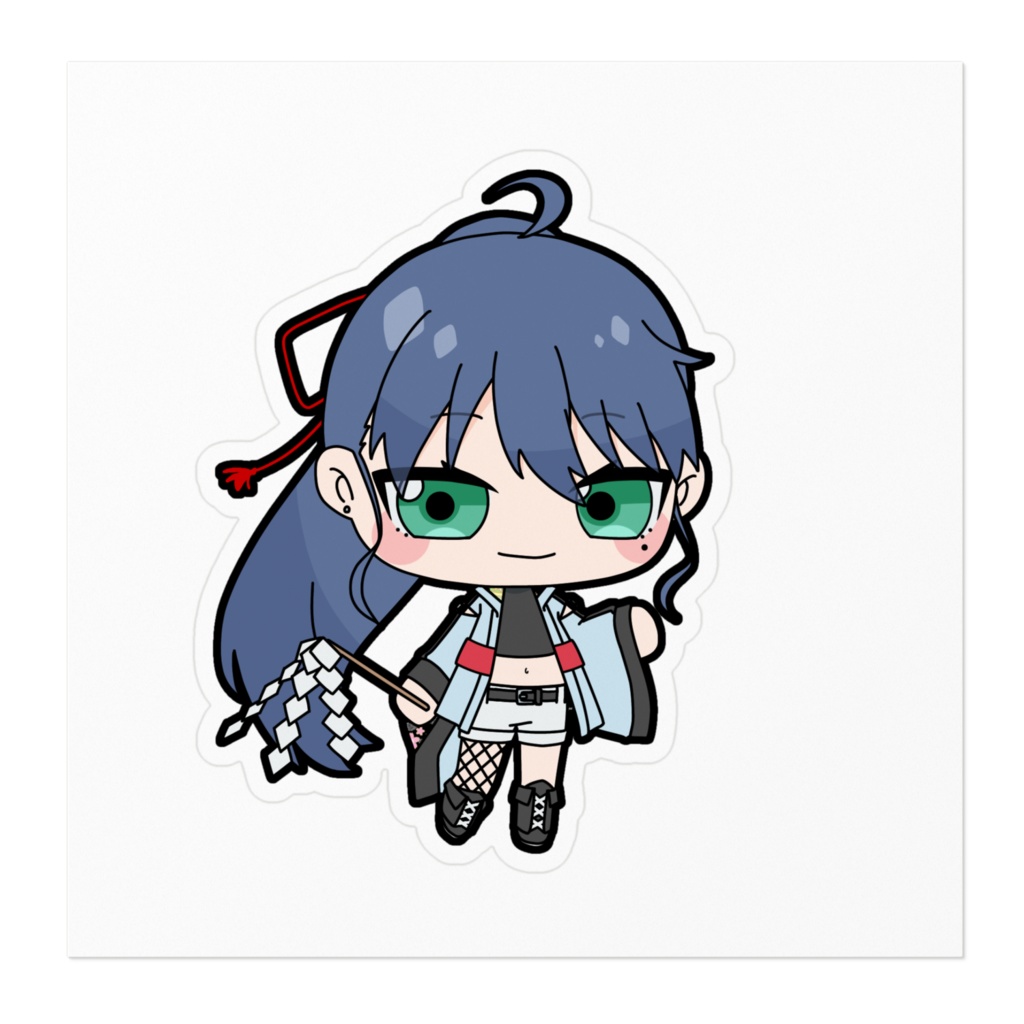 【ステッカー】夜桜 水琴【ミニキャラ】