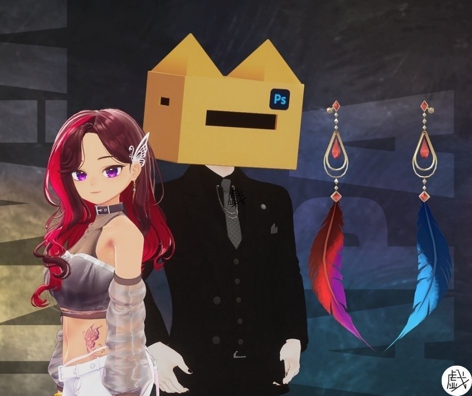 「配布終了」-戯×ViANKiE-コラボピアス