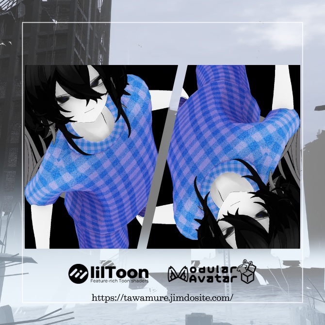 【無料】【+Head対応※ルェルツ推奨】くつろぎパジャマ