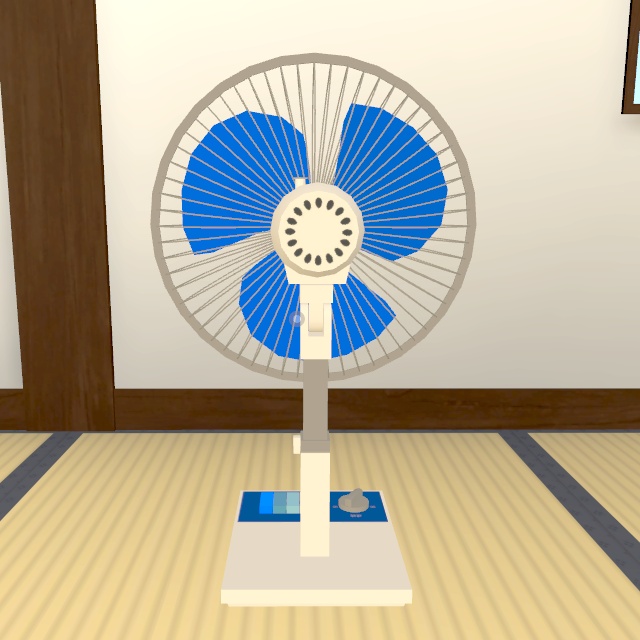 昭和の扇風機【VRChatワールドギミック付き】
